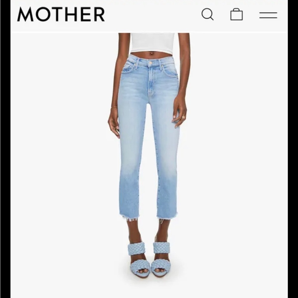 Mother insider crop denim. Like new!